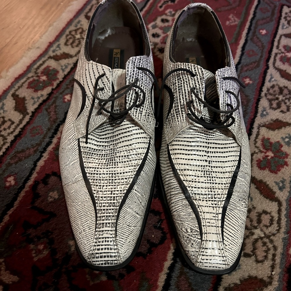 Vintage Stacy Adams alligator shoes